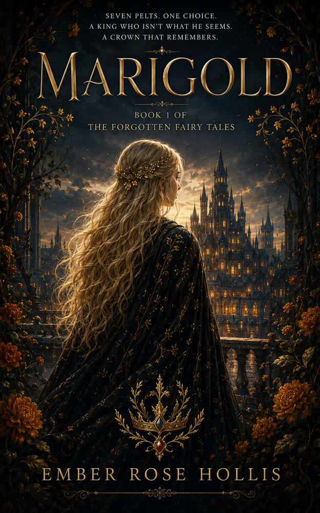 Cover of Marigold, Book 1 of The Forgotten Fairy Tales, by Ember Rose Hollis